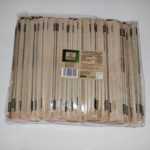 Χάρτινα Kαλαμάκια Ίσια Μαύρα 0,42mm x 190mm (500 τεμάχια)