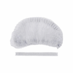 Σκουφάκι λευκό Non Woven (Τύπου ακορντεόν) 100τμχ