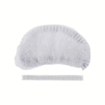 Σκουφάκι λευκό Non Woven (Τύπου ακορντεόν) 100τμχ