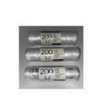 Τσάντα t-shirt διαφανή ρολό HDPE 48cm 200 τεμ