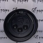 Καπάκι πιπίλα Μαύρη Button 90mm