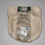 Πιάτα Στρογγυλά Αρκουδάκι Φύλλα Φοίνικα Ø25cm. (10 τεμάχια)